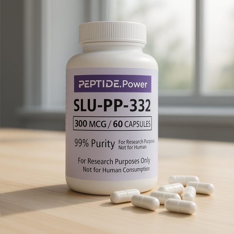 Slu-pp-332 Capsules: 30 / 60 × 300 mcg - Research Peptide Capsules, 99%+ Purity (CoA) | PEPTIDE.Power