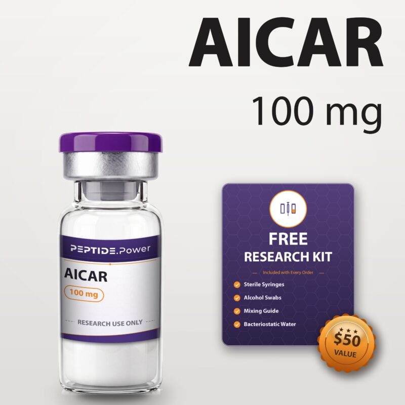 AICAR: 100 mg - Pre-Mixed Research Peptide Pen, 99%+ Purity (CoA) | PEPTIDE.Power