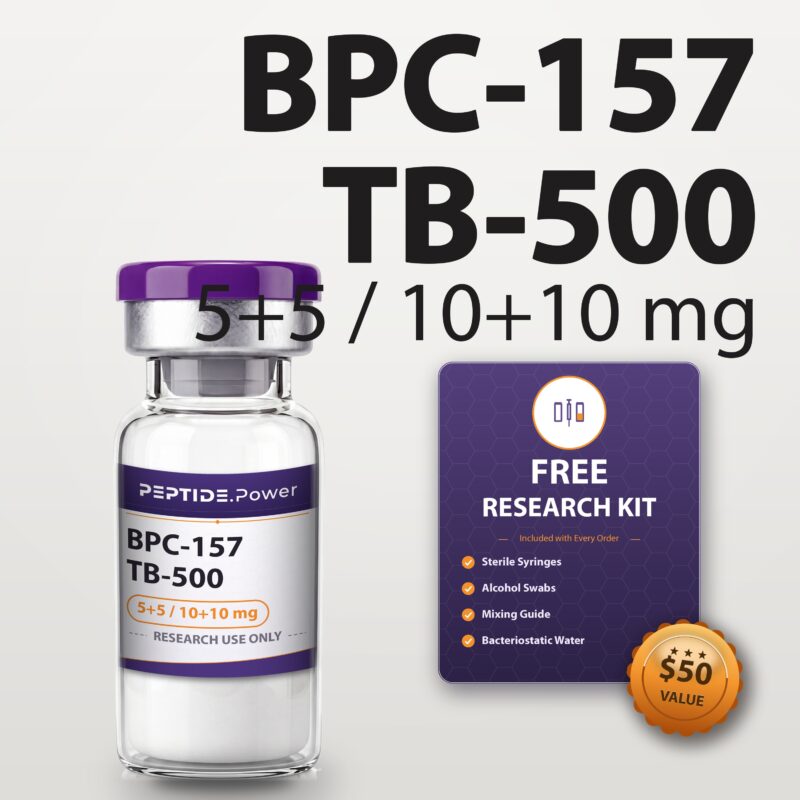 BPC-157 & TB-500: 5 mg + 5 mg / 10 mg + 10 mg - Pre-Mixed Research Peptide Pen, 99%+ Purity (CoA) | PEPTIDE.Power