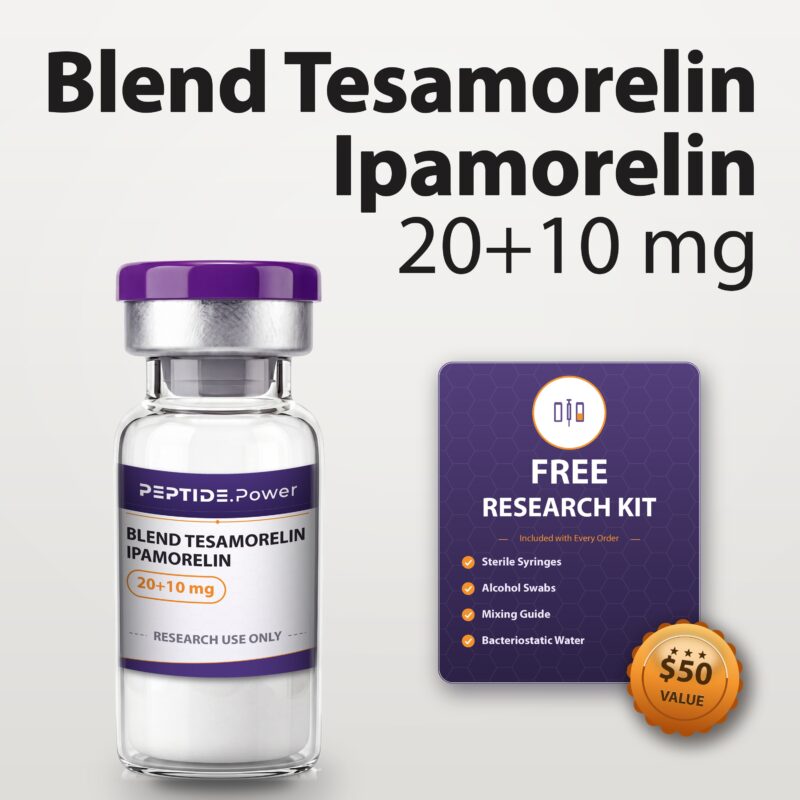 Blend Tesamorelin + Ipamorelin: 20 mg + 10 mg - Pre-Mixed Research Peptide Pen, 99%+ Purity (CoA) | PEPTIDE.Power