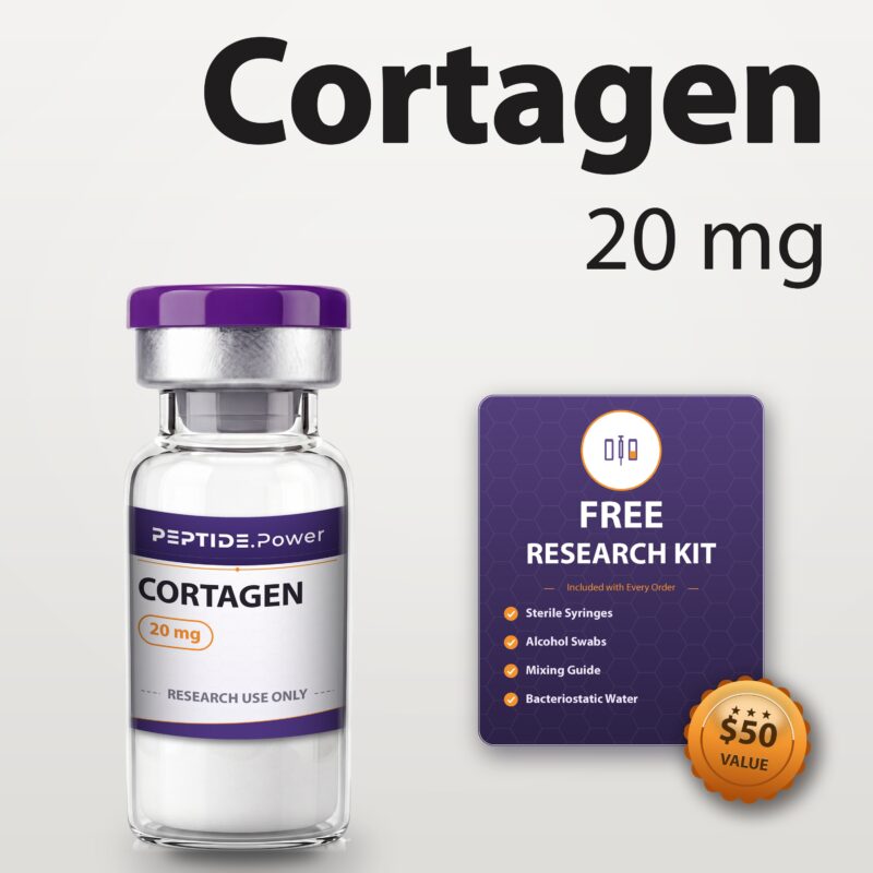 Cortagen: 20 mg - Pre-Mixed Research Peptide Pen, 99%+ Purity (CoA) | PEPTIDE.Power