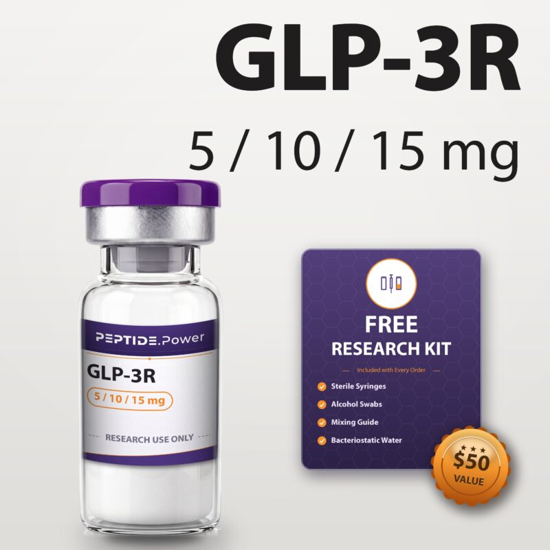 GLP-3R: 5 mg / 10 mg / 15 mg - Pre-Mixed Research Peptide Pen, 99%+ Purity (CoA) | PEPTIDE.Power
