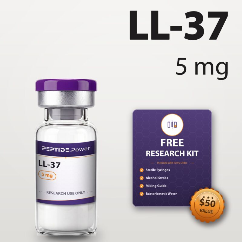 LL-37: 5 mg - Pre-Mixed Research Peptide Pen, 99%+ Purity (CoA) | PEPTIDE.Power
