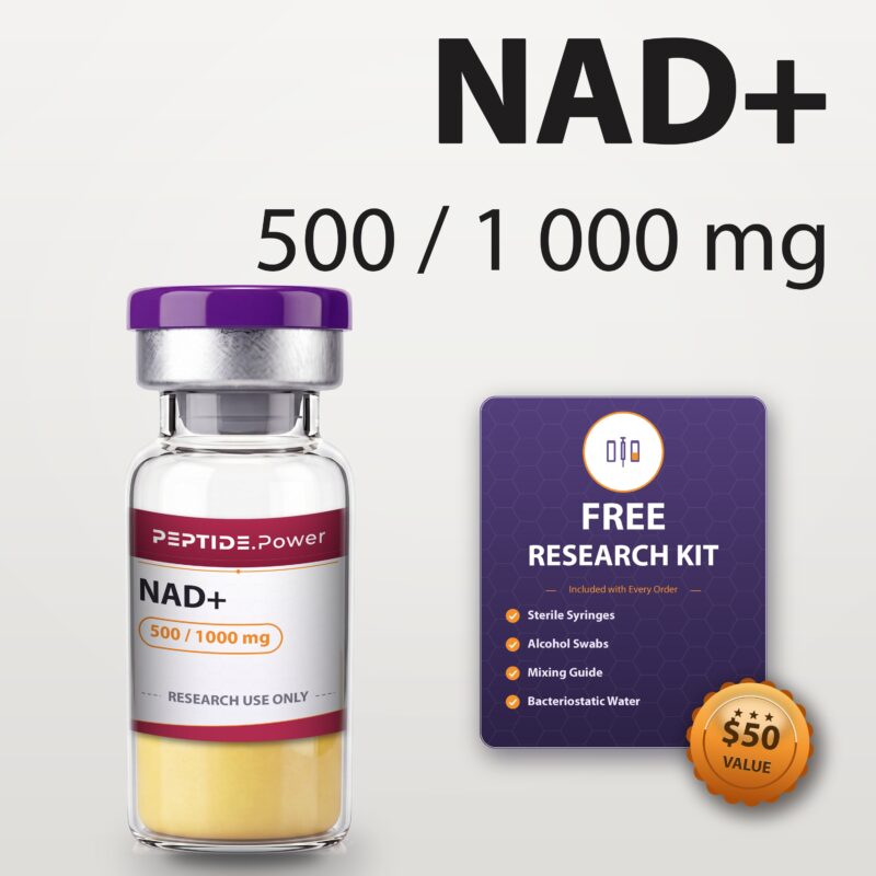 NAD+: 500 mg / 1000 mg - Pre-Mixed Research Peptide Pen, 99%+ Purity (CoA) | PEPTIDE.Power