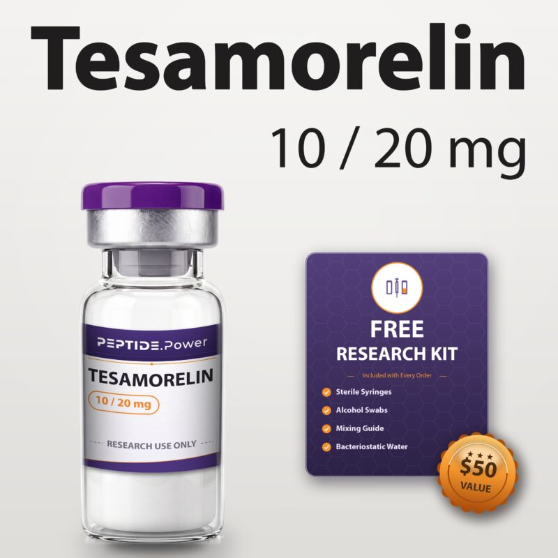 Tesamorelin: 10 mg / 20 mg - Pre-Mixed Research Peptide Pen, 99%+ Purity (CoA) | PEPTIDE.Power