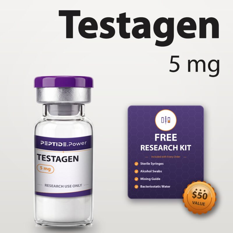 Testagen: 5 mg - Pre-Mixed Research Peptide Pen, 99%+ Purity (CoA) | PEPTIDE.Power