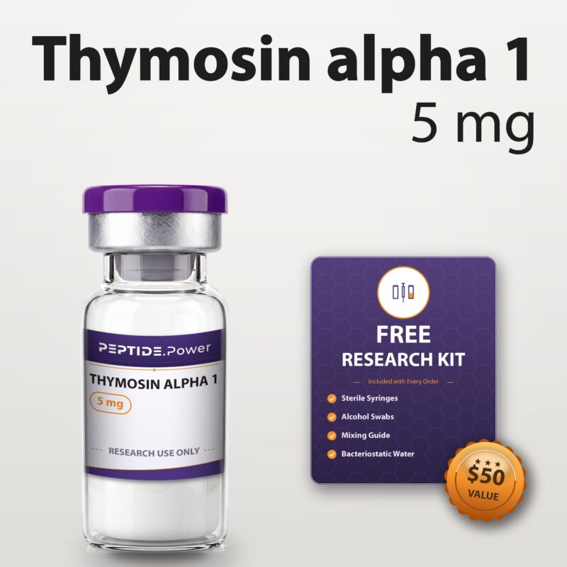 Thymosin Alpha 1: 5 mg - Pre-Mixed Research Peptide Pen, 99%+ Purity (CoA) | PEPTIDE.Power
