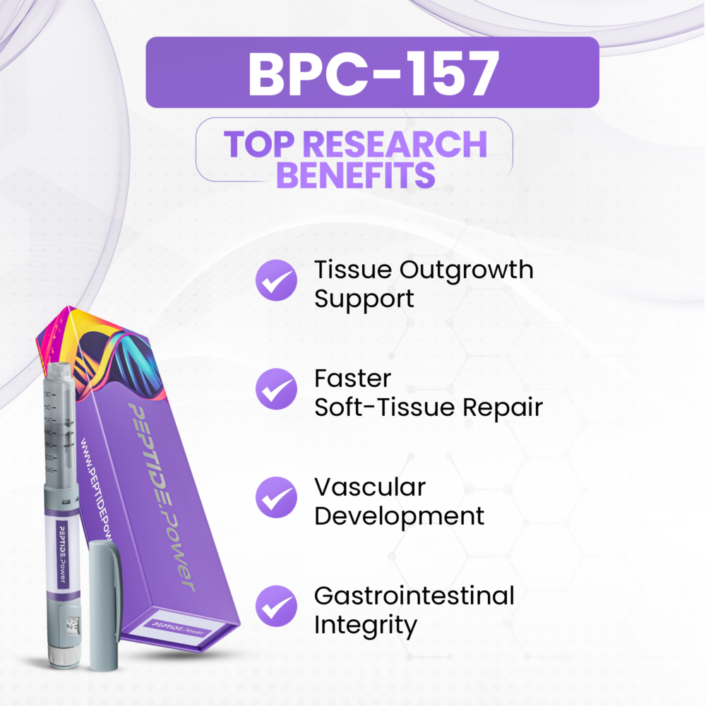 BPC-157 Benefits: Tissue Outgrowth Support, Faster Soft-Tissue Repair, Vascular Development, Gastrointestinal Integrity
