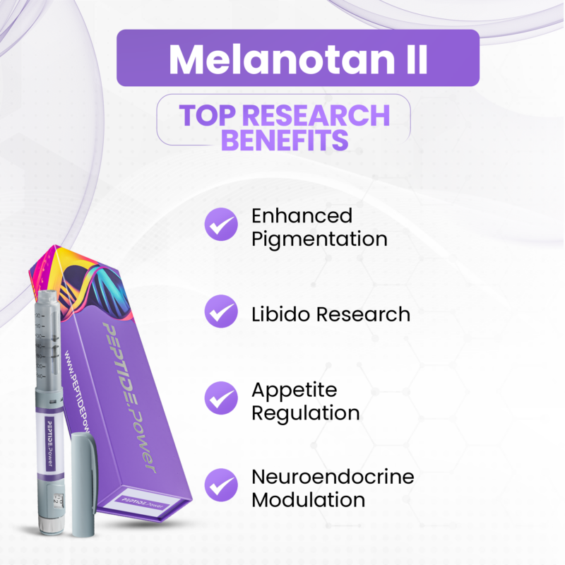 Melanotan II Benefits: Enhanced Pigmentation, Libido Research, Appetite Regulation, Neuroendocrine Modulation