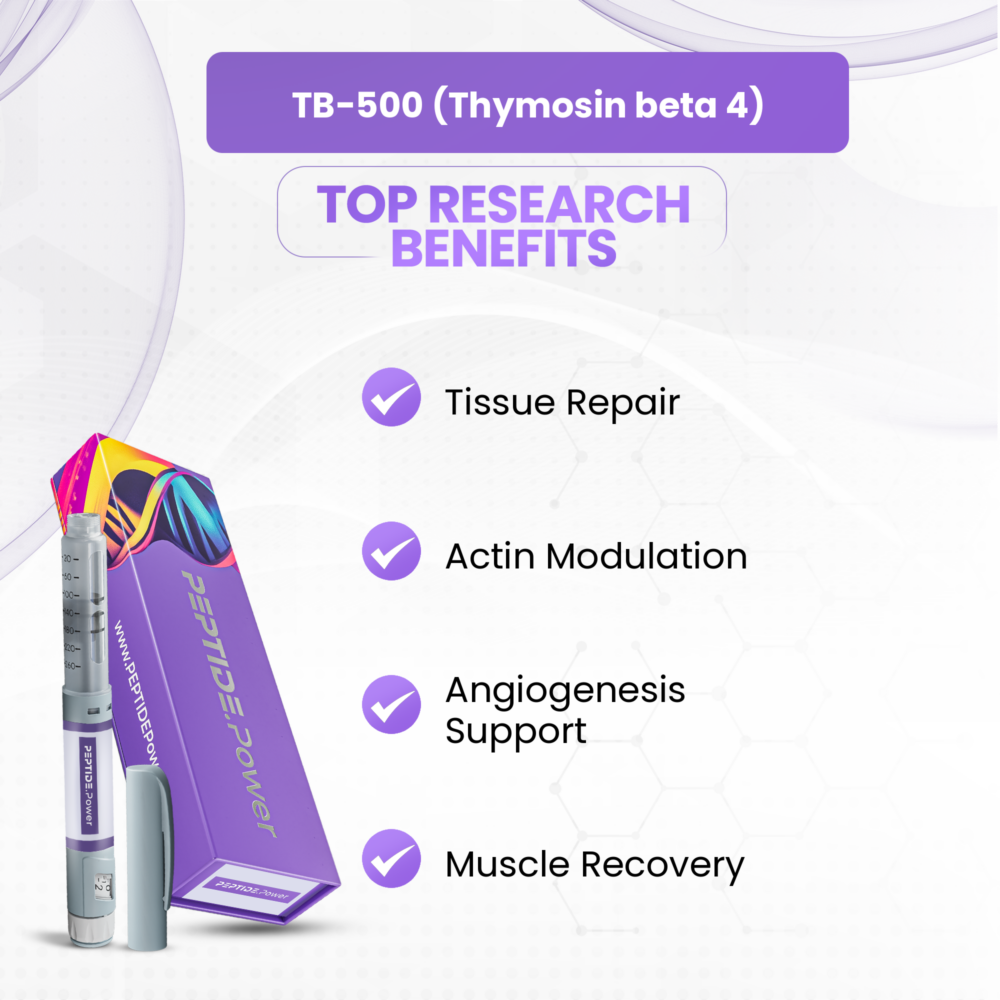 TB 500 (Thymosin Beta 4) Benefits: Tissue Repair, Actin Modulation, Angiogenesis Support, Muscle Recovery