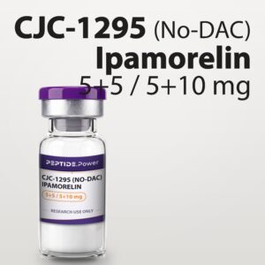 CJC-1295 (No-DAC) + Ipamorelin: 5 mg + 5 mg / 5 mg + 10 mg - Pre-Mixed Research Peptide Pen | PEPTIDE.Power