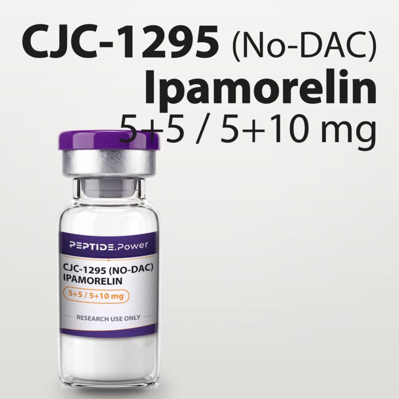 CJC-1295 (No-DAC) + Ipamorelin: 5 mg + 5 mg / 5 mg + 10 mg - Pre-Mixed Research Peptide Pen | PEPTIDE.Power