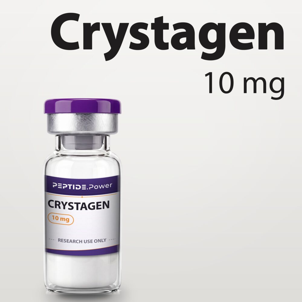 Crystagen: 10 mg - Research Peptide Vial Kit, 99%+ Purity (CoA) | PEPTIDE.Power