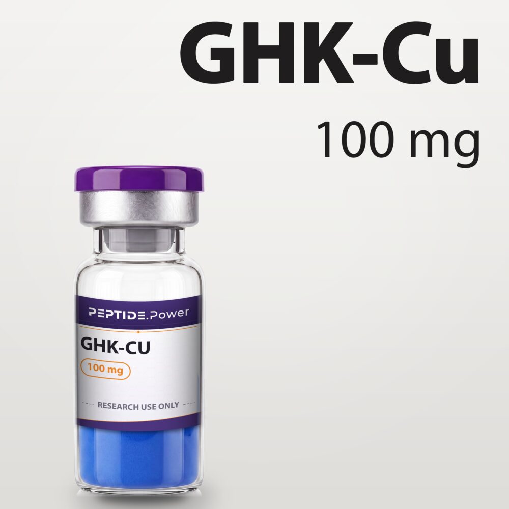GHK-Cu: 100 mg - Research Peptide Vial Kit, 99%+ Purity (CoA) | PEPTIDE.Power