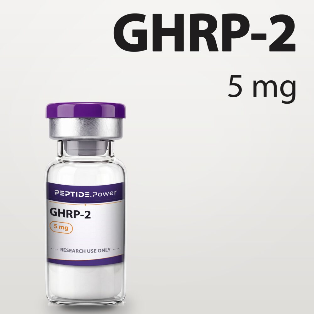 GHRP-2: 5 mg - Research Peptide Vial Kit, 99%+ Purity (CoA) | PEPTIDE.Power