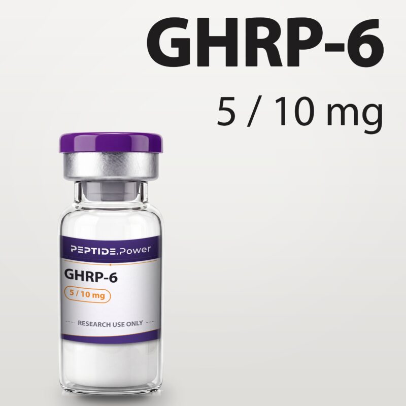GHRP-6: 5 mg / 10 mg - Pre-Mixed Research Peptide Pen, 99%+ Purity (CoA) | PEPTIDE.Power