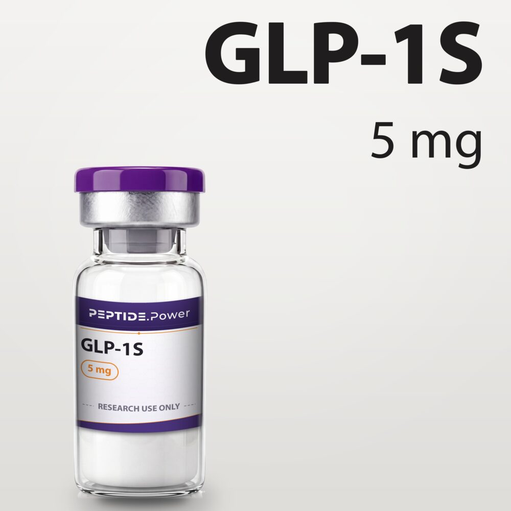 GLP-1S: 5 mg - Research Peptide Vial Kit, 99%+ Purity (CoA) | PEPTIDE.Power