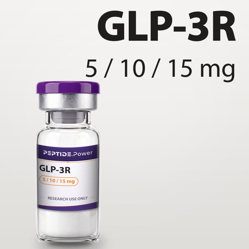 GLP-3R: 5 mg / 10 mg / 15 mg - Research Peptide Vial Kit, 99%+ Purity (CoA) | PEPTIDE.Power