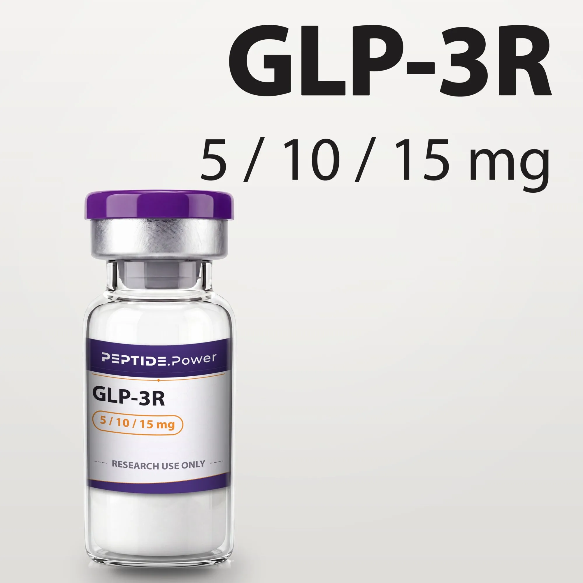 Premium Research Peptides GLP-3R 5 / 10 / 15 mg