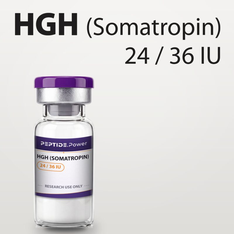 HGH (Somatropin): Pack 108 IU (3 x 36 IU) / 24 IU / 36 IU - Pre-Mixed Research Peptide Pen, 99%+ Purity (CoA) | PEPTIDE.Power