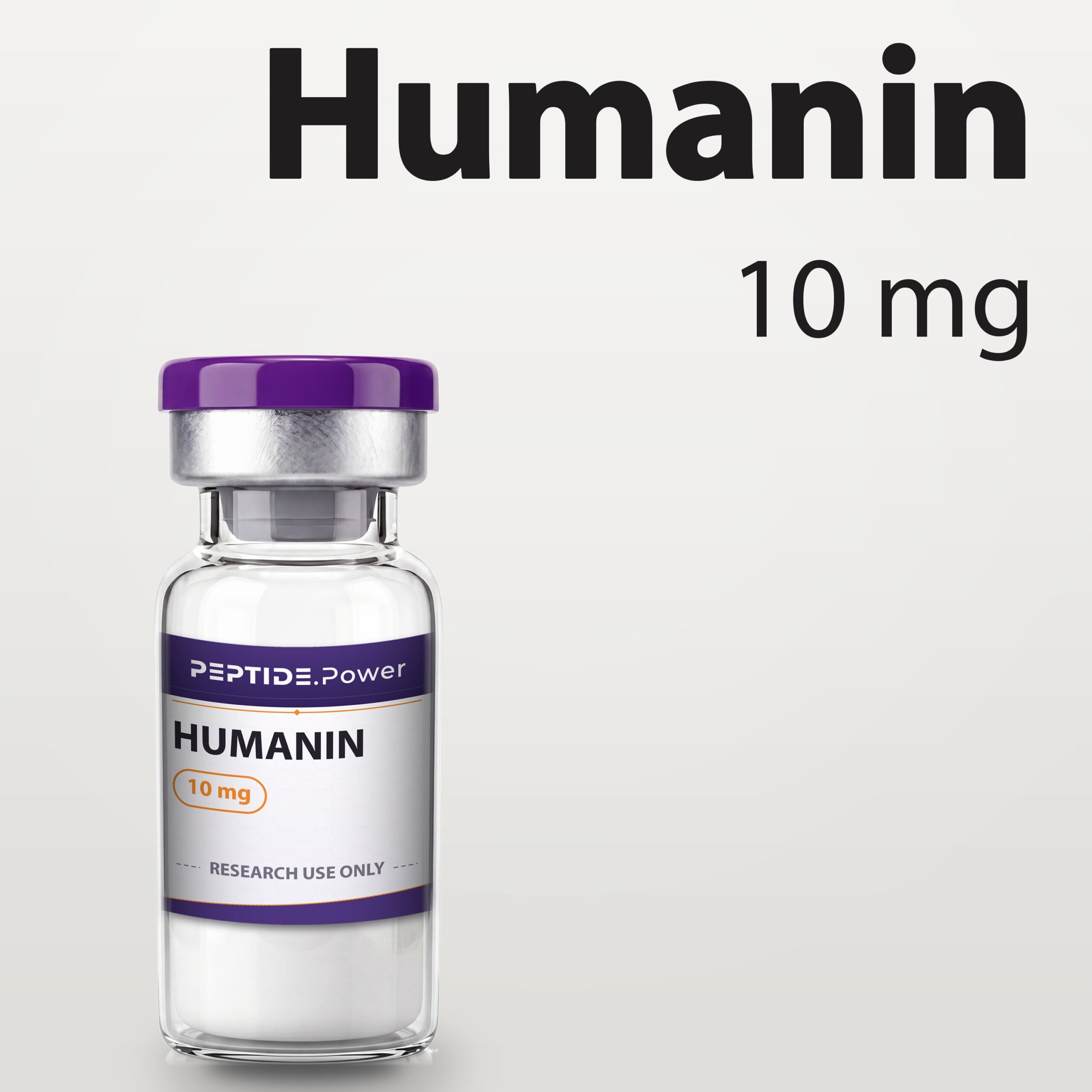 Humanin - PEPTIDE.Power Humanin: 10 mg - Research Peptide Vial Kit, 99%+ Purity (CoA) | PEPTIDE.Power
