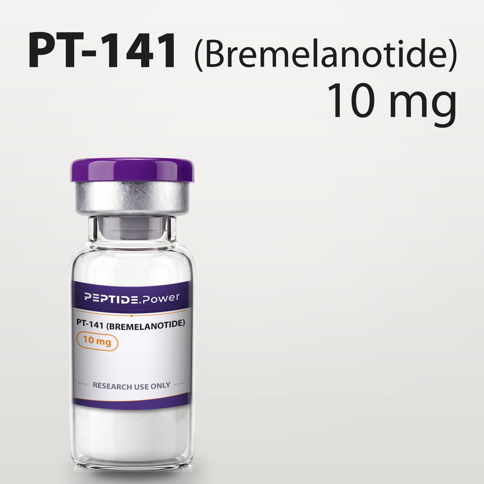 PeptidePower PT-141 (Bremelanotide) — research vial