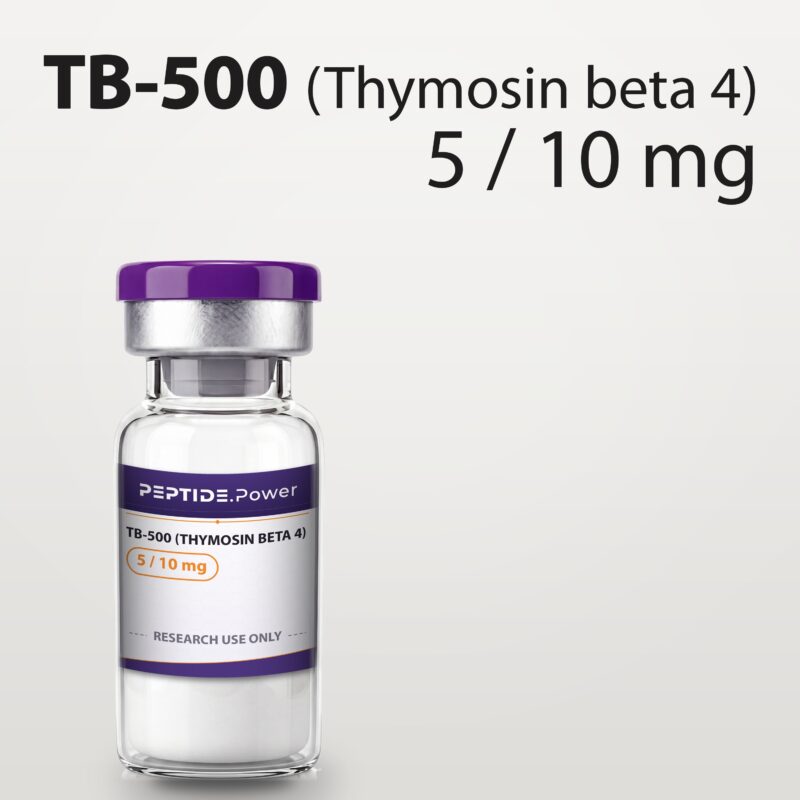 TB 500 (Thymosin Beta 4): 5 mg / 10 mg - Pre-Mixed Research Peptide Pen, 99%+ Purity (CoA) | PEPTIDE.Power