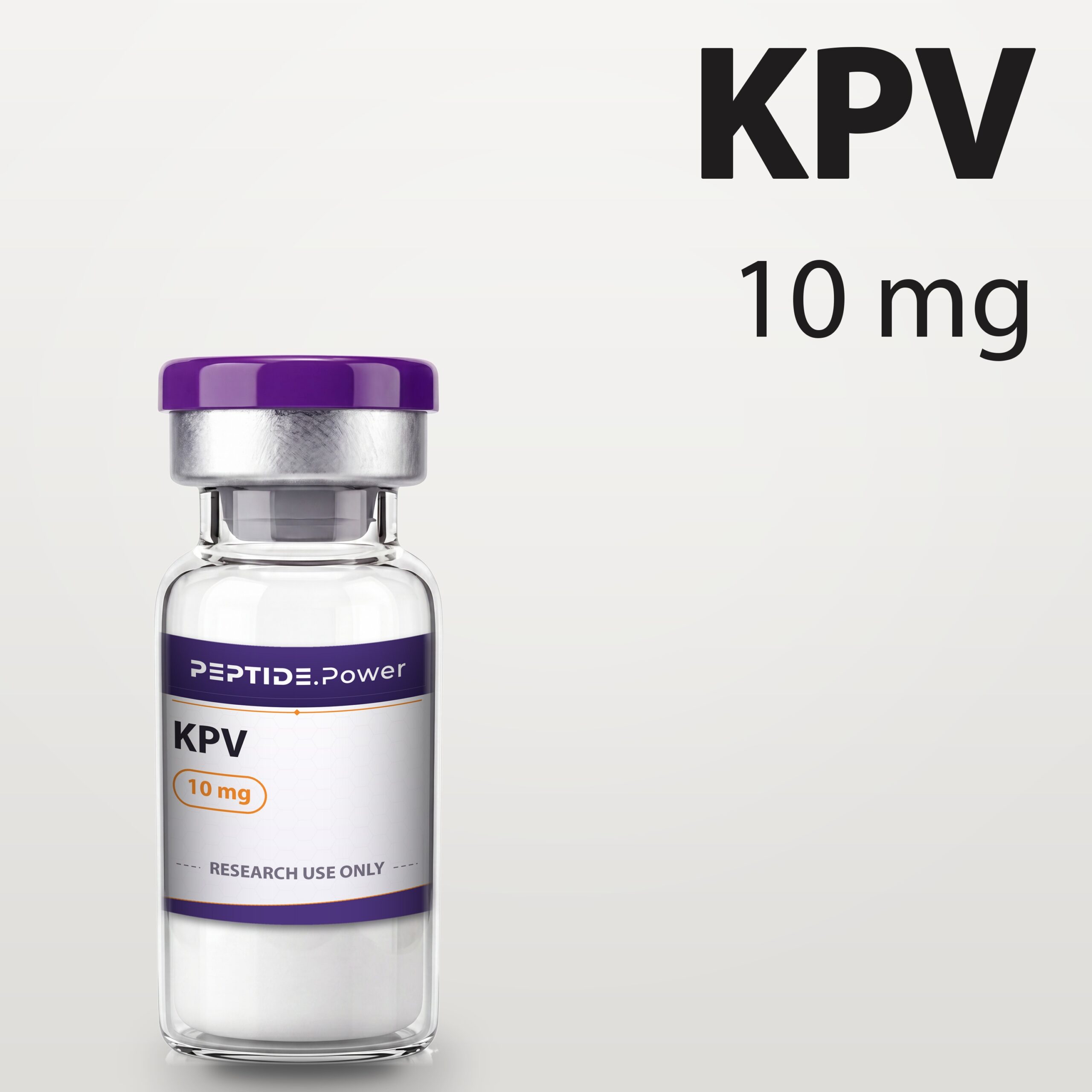 KPV - PEPTIDE.Power KPV: 10 mg - Research Peptide Vial Kit, 99%+ Purity (CoA) | PEPTIDE.Power