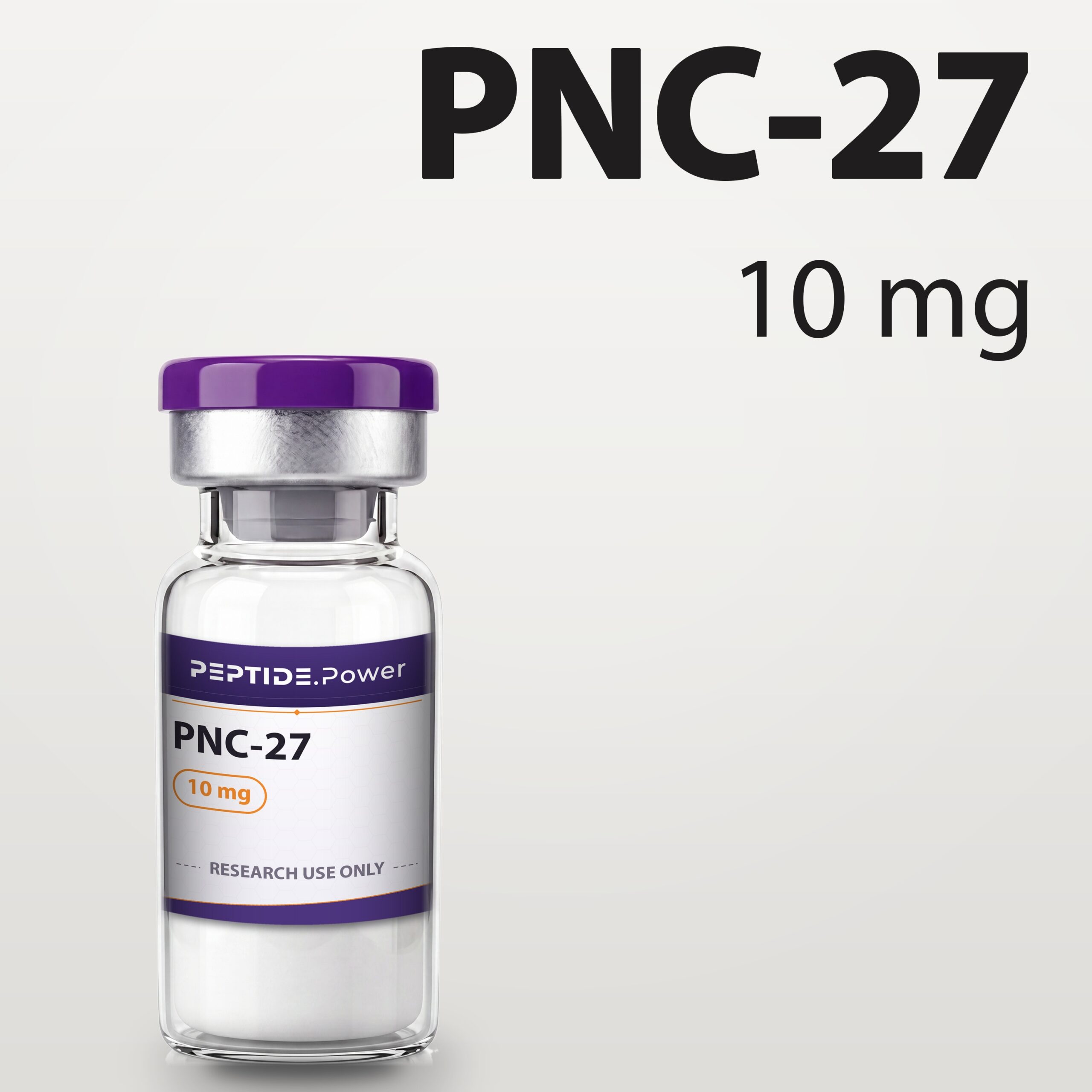 PNC-27 - PEPTIDE.Power PNC-27: 10 mg - Research Peptide Vial Kit, 99%+ Purity (CoA) | PEPTIDE.Power