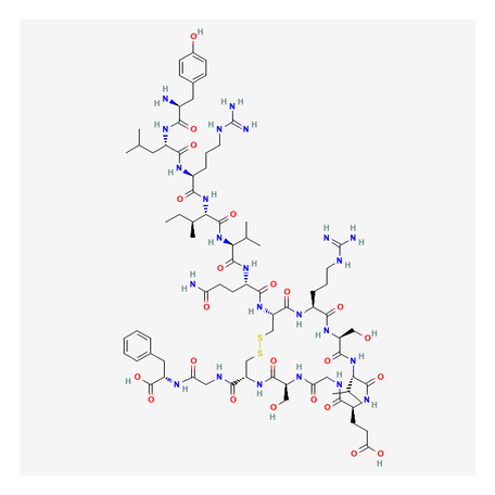 2D chemical structure of AOD-9604 - Modified hGH(176-191) Fragment Analog Peptide, Research Reference Material