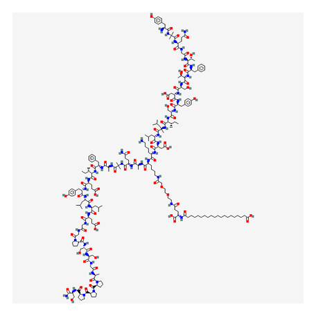 2D chemical structure of GLP-3R - Triple GLP-1/GIP/GCGR Receptor Agonist Peptide, Research Reference Material