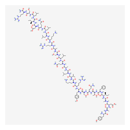 2D chemical structure of CJC-1295 (No DAC) - Synthetic GHRH(1-29) Analog Peptide, Research Reference Material