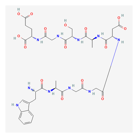 2D chemical structure of DSIP - Synthetic Nonapeptide, Research Reference Material
