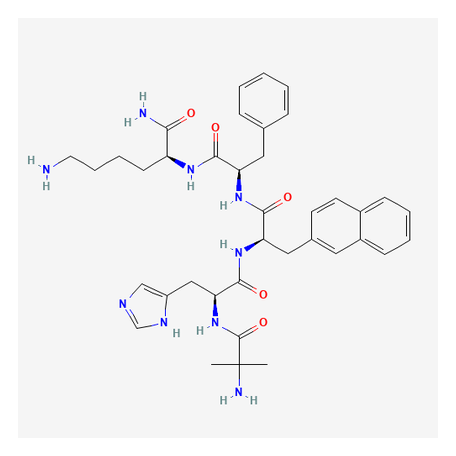 2D chemical structure of Ipamorelin - Selective Ghrelin Receptor Agonist Pentapeptide, Research Reference Material