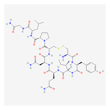 2D chemical structure of Oxytocin - Cyclic Nonapeptide Hormone, Research Reference Material