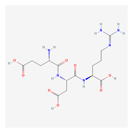 2D chemical structure of Pinealon - Synthetic Tripeptide (Glu-Asp-Arg), Research Reference Material